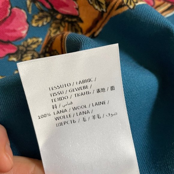 Gucci Boudoir Printed Wool-twill Kaftan Short Casual Dress - Picture 10 of 10